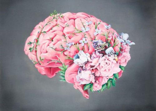 gehirn-mit-blumen-und-leid