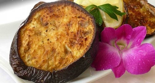 Auberginenschnitzel: vegetarisch lecker!