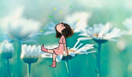 maedchen-auf-blume-will-nicht-kritisieren