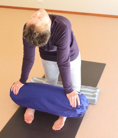 yoga übung gegen stress