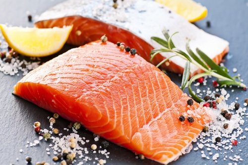 Lachs für gesunde Abnehmdiät