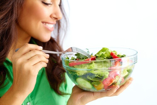 Salat in der Sommerhitze