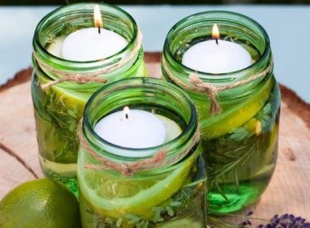 Aromatische Kerzen gegen Insekten selber machen
