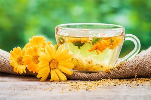 Ringelblumentee gegen Rachenentzündung