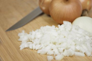 geschnittene Zwiebel