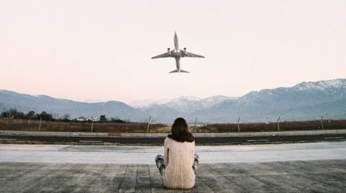 Mädchen-Flugzeug