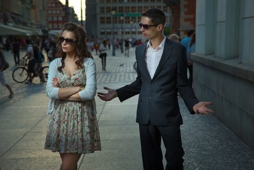 streitende Partner