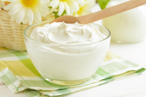 Joghurt gegen Hautflecken