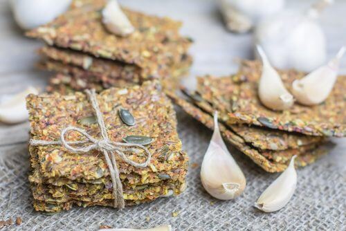 Rezept für Cracker: ohne Gluten und ohne Laktose