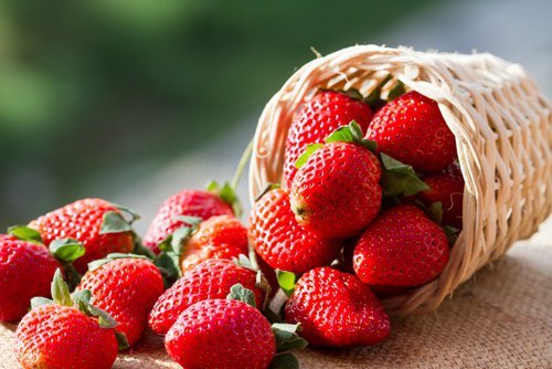 Erdbeeren für gute Laune