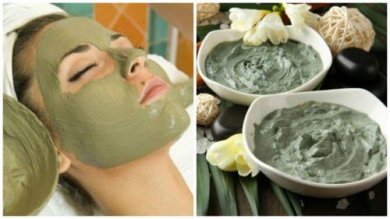 Maske aus Tonerde und Kaffee für straffe Haut