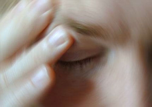 Schwindel durch visuellen Stress
