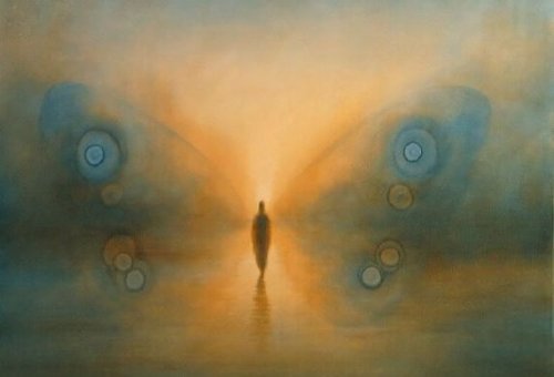Schmetterling symbolisiert Unterbewusstsein