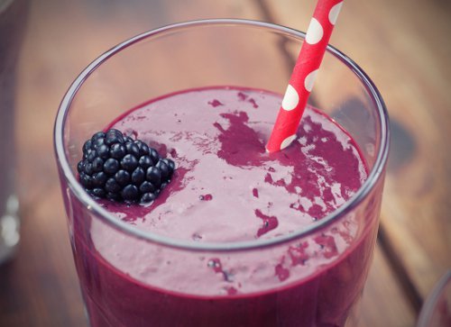 Brombeer-Shake
