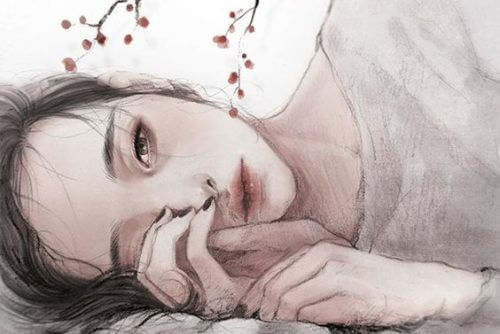 toxische Beziehung lässt Frau leiden