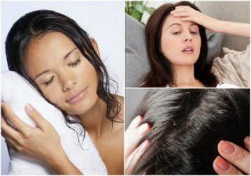Mit nassen Haaren ins Bett? 8 mögliche Folgen