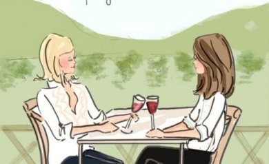 Frauenfreundschaften gegen Stress