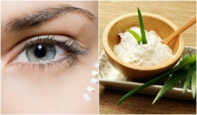Selbstgemachte Augencreme gegen Falten