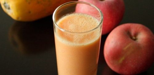 entgiftende Getränke mit Apfel