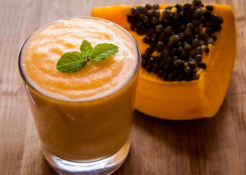 entgiftende Getränke mit Papaya