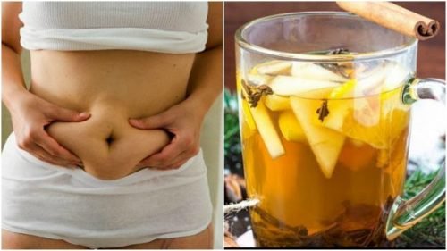 Mixgetränk zum Abnehmen mit Grüntee, Ananas und Zimt