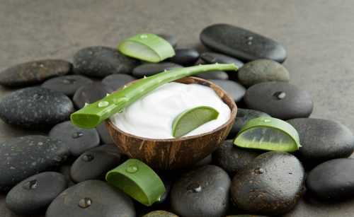 Handcremes gegen Hautflecken mit Aloe vera