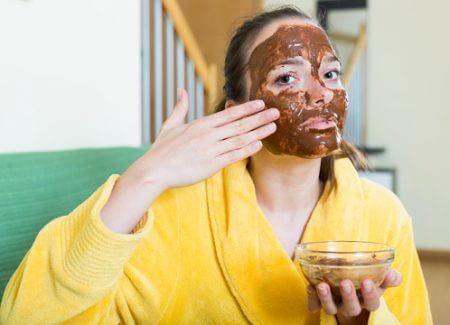 Gesichtsmaske mit Zimt