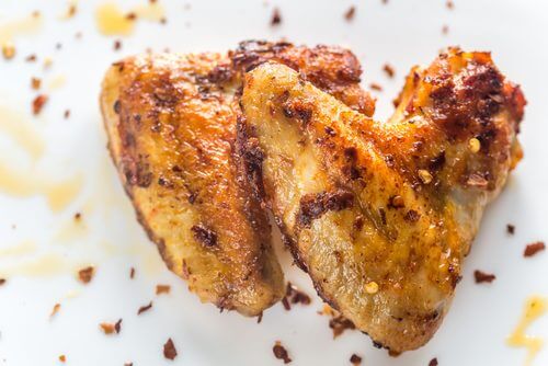 Nahrungsmittel für einen gesunden Haarwuchs: Hühnchen mit Paprika