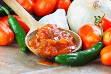 scharfe Gewürze und andere Tipps und Tomaten
