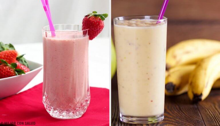 5 Frühstücksdrinks mit Banane und Erdbeeren - Besser Gesund Leben