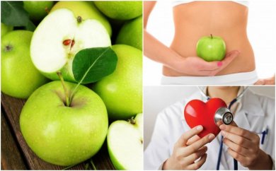 Ein grüner Apfel am Morgen hält dich gesund!