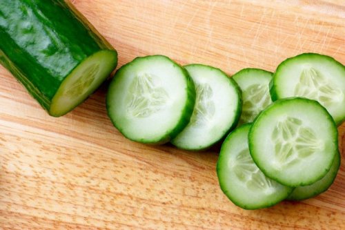 Gurkensaft zur Erfrischung