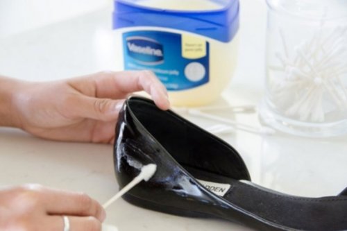 Vaseline für saubere Schuhe