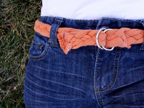9 tolle Arten alte Baumwollshirts zu recyclen - Gürtel