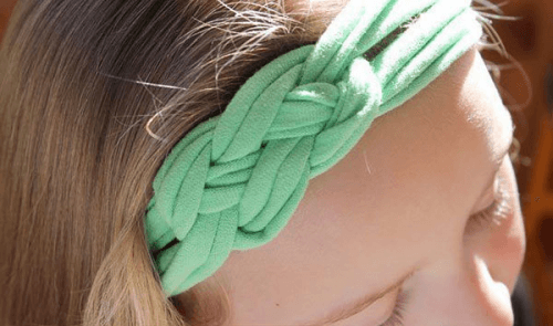 9 tolle Arten alte Baumwollshirts zu recyclen - Haarbänder