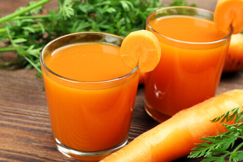 Karottensaft hilft bei der Nierenentgiftung