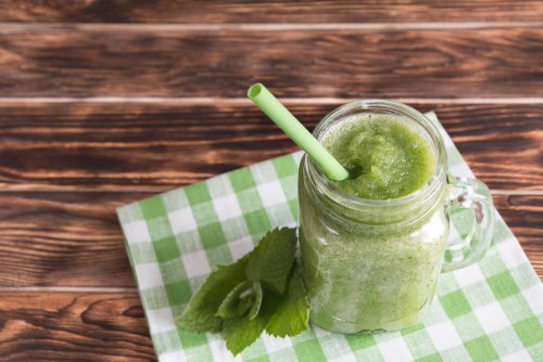 Shakes zur Entgiftung: Shake mit Minze