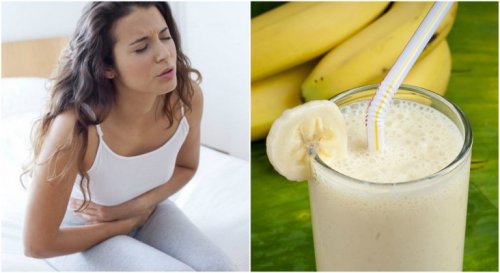 Mixgetränk mit Kartoffel und Banane gegen Magenleiden