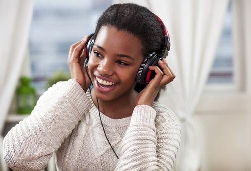 Musik hören um Energie zu tanken