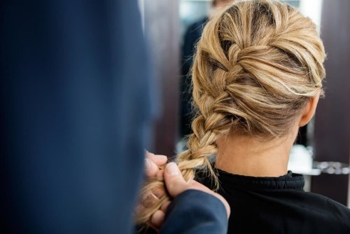 Flechtfrisuren: französischer Zopf
