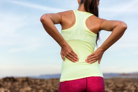 Muskelschwäche und lumbale Rückenschmerzen