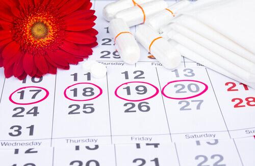 Menstruationskalender - unregelmäßige Periode