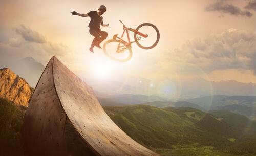 Adrenalin extremer Sport