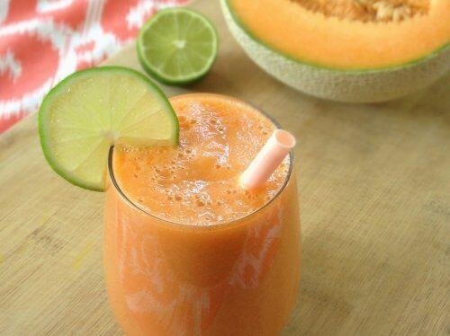 Entgiftendes Smoothie mit Melone