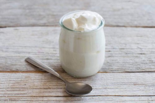 Gesichtsmasken gegen große Poren Joghurt