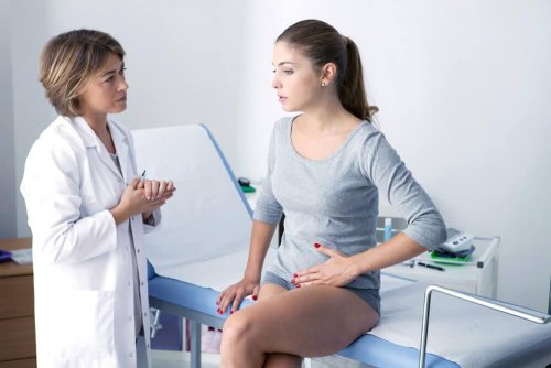 Menorrhagie sollte man mit dem Arzt besprechen