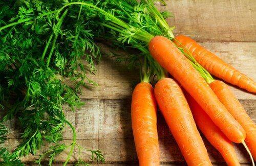 Nahrungsmittel gegen Magengeschwüre-Karotten