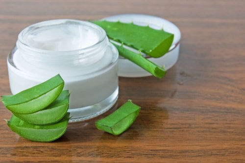 Nachtcremes aus Aloe Vera, Milch und Olivenöl