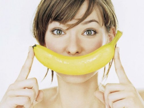 Bananenschale für weißere Zähne