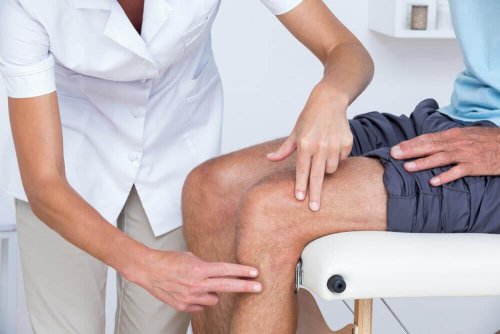 schmerzende Knie Arzt